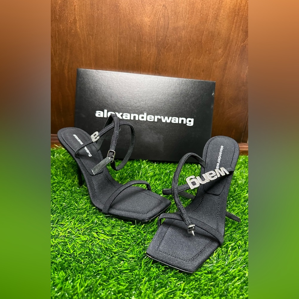 alexander wang Julie Logo Letters Sandal Lycra 37